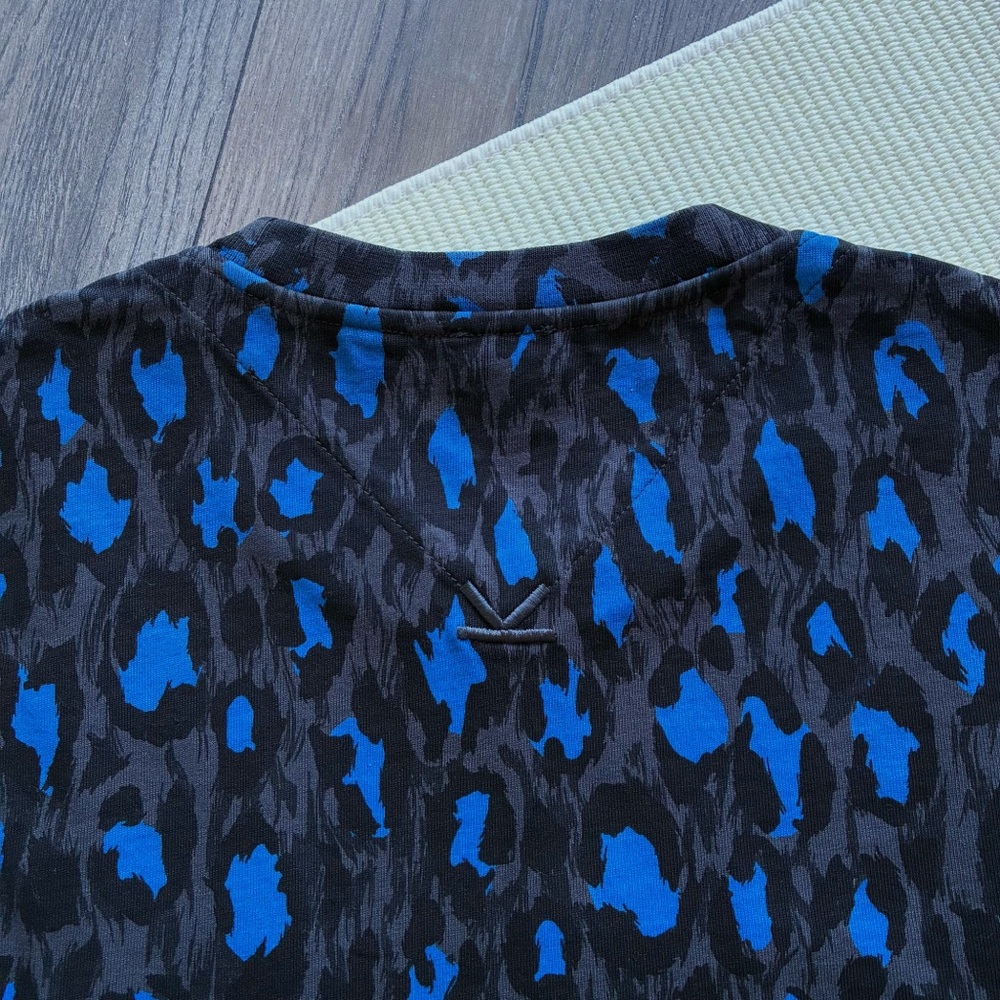 KENZO Paris Leopard Print Blue / Grey / Black T-Shirt - Picture 11 of 11